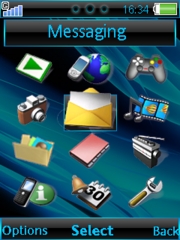 EnJoY Blue by Dczy W910  theme