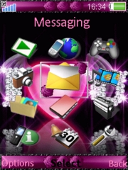 Pink Love theme for Sony Ericsson K850