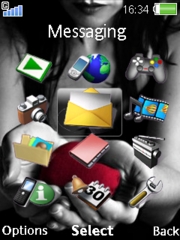 I love you W910  theme