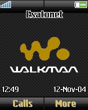 SE S.i.G WalkmanGold W800  theme