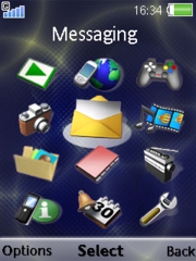 Blueball W890  theme