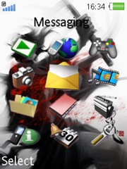 Samurai for Zan K800 / K800i theme