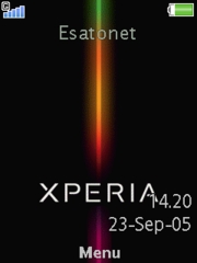 Xperia X1 Clock K850  theme