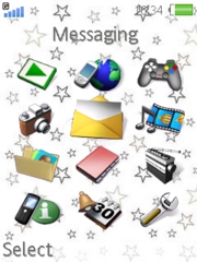 Sterretjes. K800 / K800i theme