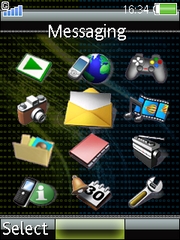 Glowing W830 theme