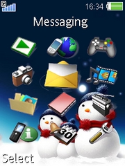 Santa K810 theme