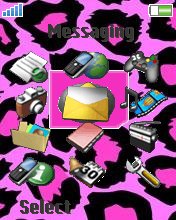 Pink leopard W550  theme