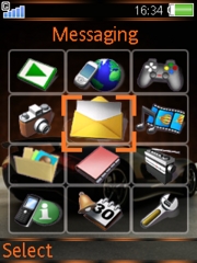 Black scorpion W580 theme