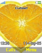 Orange W810  theme