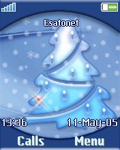 Snow on tree Z550  theme
