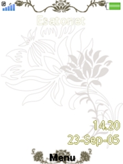 Flower W910  theme