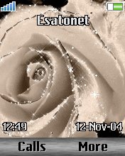 Silver rose K750  theme
