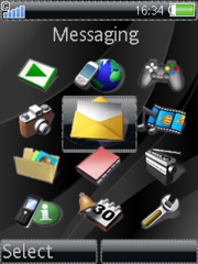 Black wind v2 K810 theme
