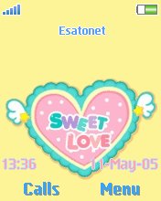 Sweet love W600  theme