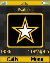 Army Star Z550  theme
