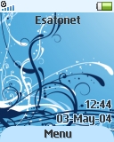 Blue Vines R306  theme