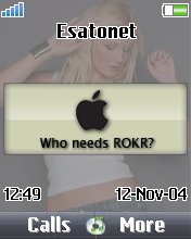 Who Needs ROKR? K750  theme