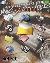 NFS most wanted K750  theme
