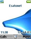 Lightning Blue t610 theme