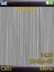 Glitter and Gold theme for Sony Ericsson W888