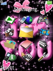 Black love W830 theme