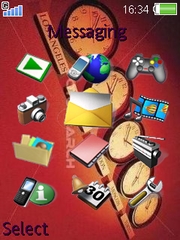 Clocks W830 theme