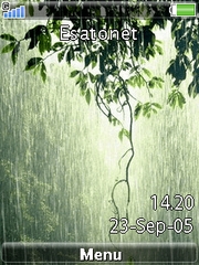 Rainy Day theme for Sony Ericsson G705
