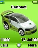Bluetooth Car Green t637 theme
