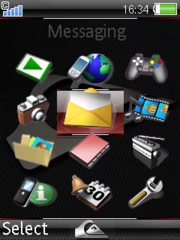 Quick Silver - Blue W850 theme