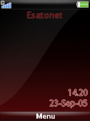 Black n Red W910  theme
