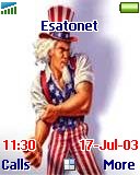 Angry Uncle Sam t610 theme