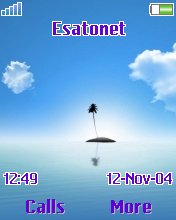 Alone K750  theme