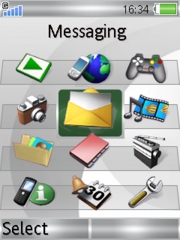 Grey Sony Ericsson K800 / K800i theme