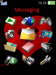 Red Love S500 theme