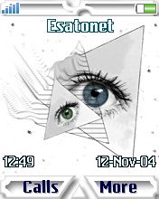 Tr-eyes K750  theme