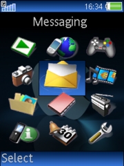 Apple blue K810 theme