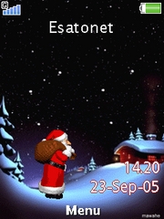Santa is coming theme for Sony Ericsson G705