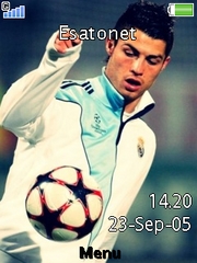 Ronaldo theme for Sony Ericsson G705