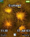 Solar flower t610 theme