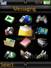 Iphone orange K800 / K800i theme