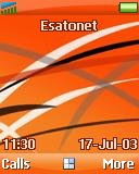 Orange stripes z600 theme