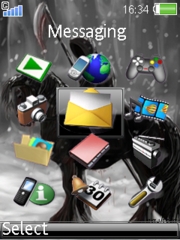 Dark Rider K800 / K800i theme
