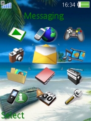 Beach K800 / K800i theme