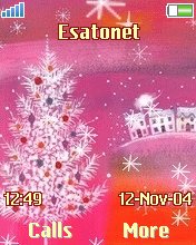 Christmas Animated Sound K750  theme