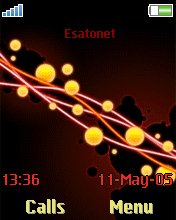 LavaBalls W810  theme