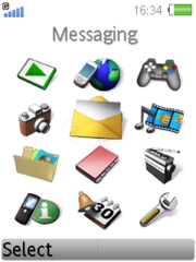 Cool White K800 / K800i theme