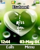 Green Love K320 theme