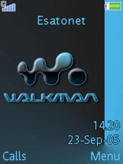Walkman Bubbles W580 theme