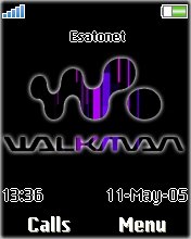 Walkman Crystaline Z550  theme