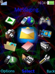 Colour Flame W890  theme